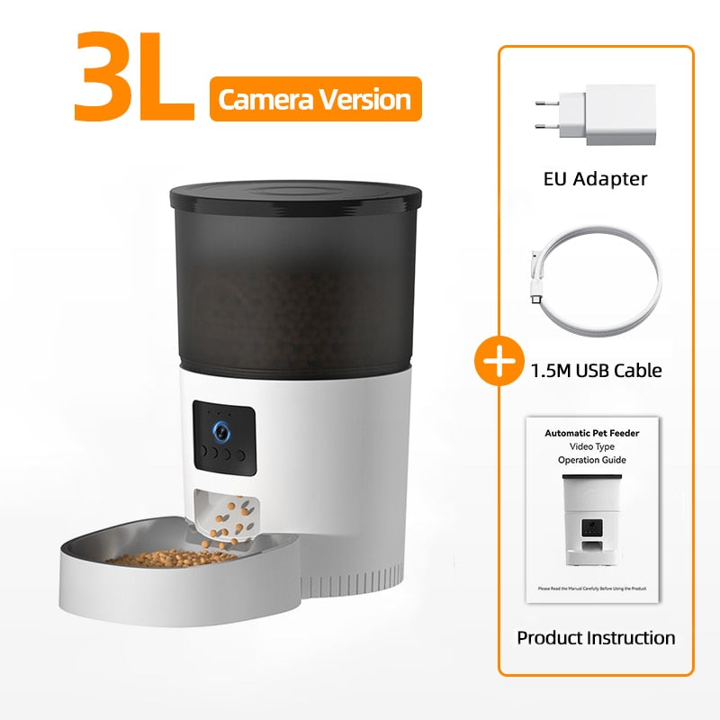 ROCET Automatic Cat Feeder With Camera Video