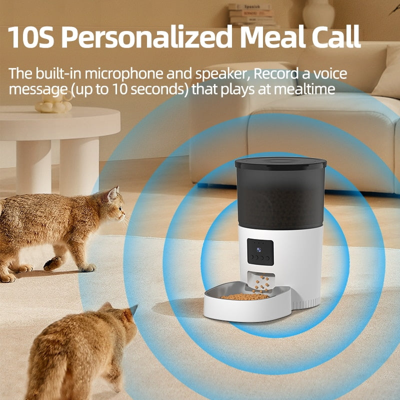 ROCET Automatic Cat Feeder With Camera Video