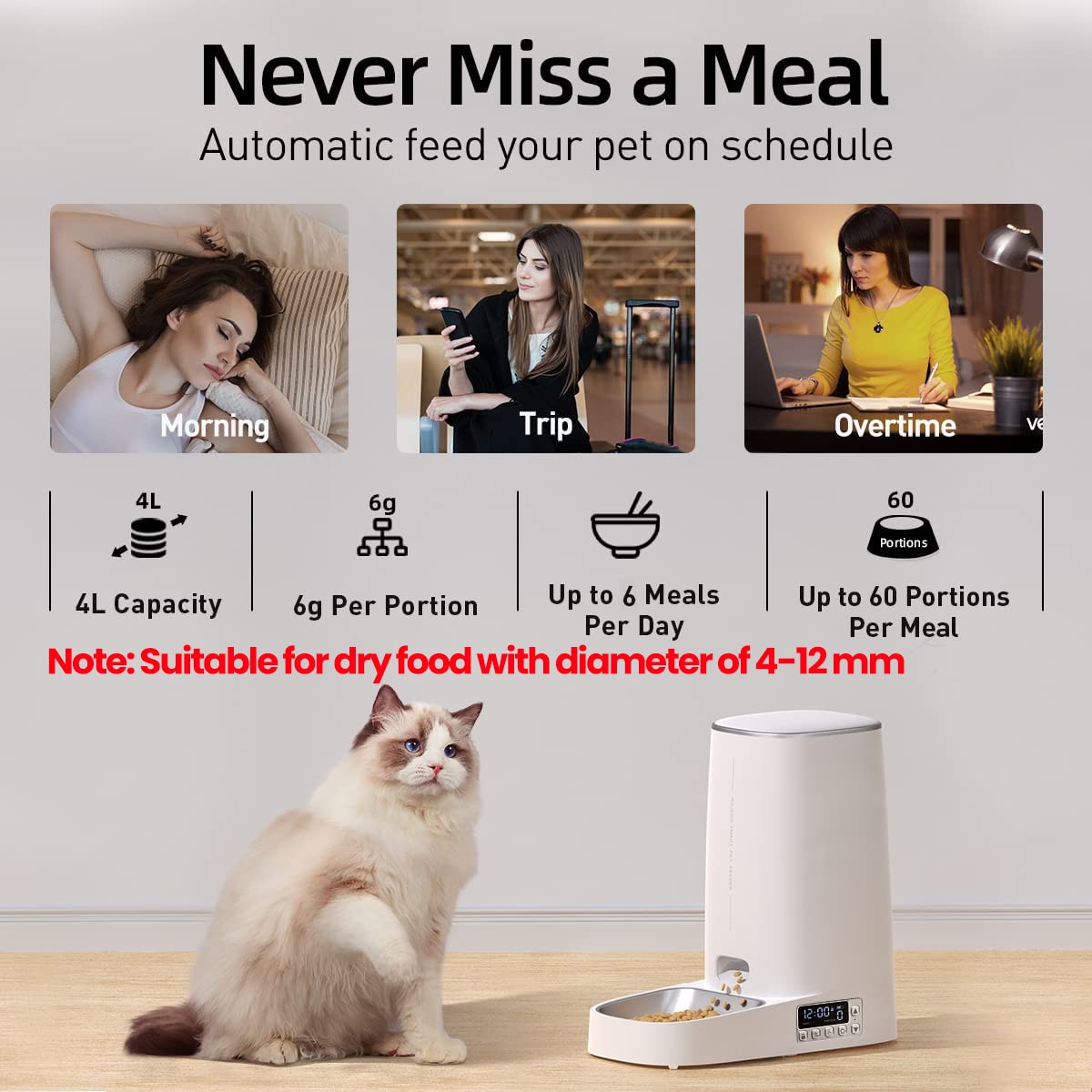 STAR Auto Cat Food Dispenser