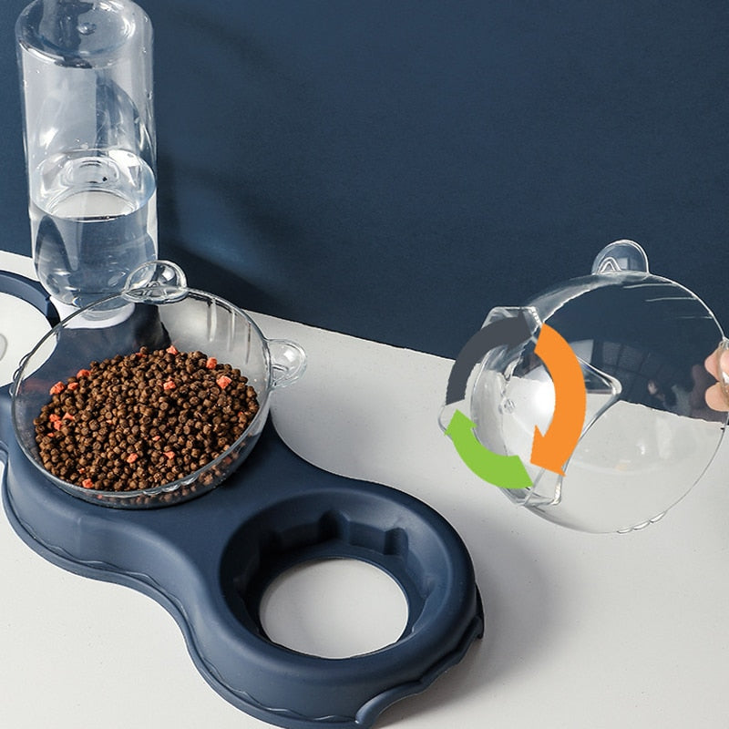 MOTCHI Food Bowl With Water Fountain