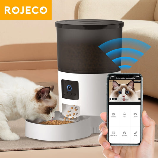 ROCET Automatic Cat Feeder With Camera Video