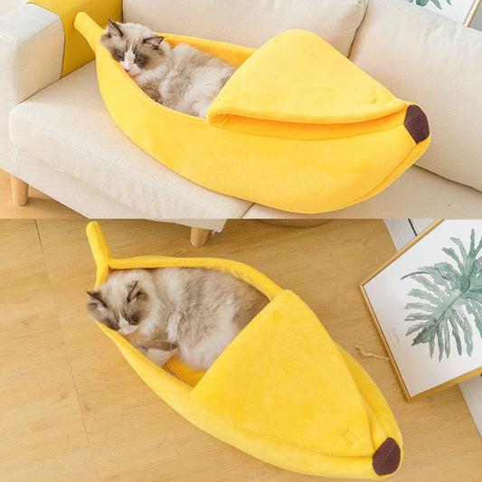 CARAMEL Cozy Banana  Bed