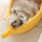 CARAMEL Cozy Banana  Bed