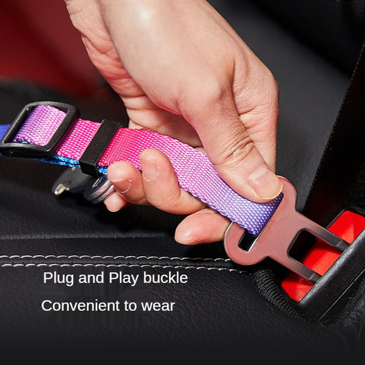 PABLO Colorful Pet Car Seat Belt